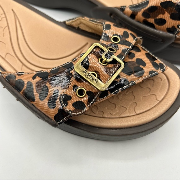 NWOT Size 9 Dr. Scholls Leopard Print Sandals - Picture 3 of 9